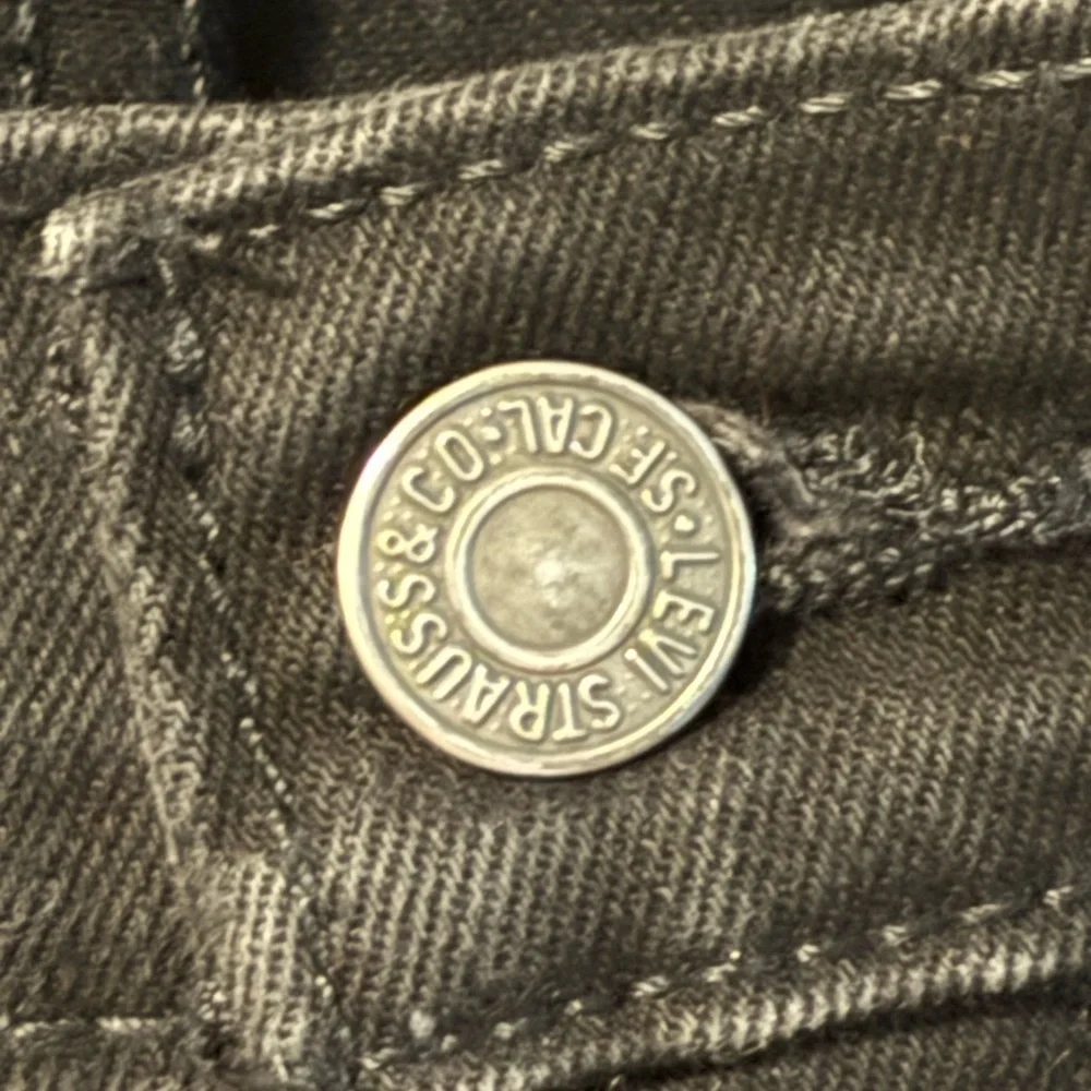 Levi's Black Skinny Jeans with Tapered Leg